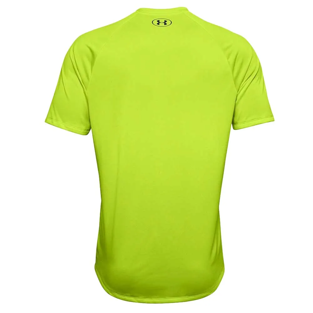 UNDER ARMOUR MEN'S TECH T SHIRT - LIME