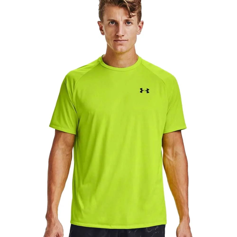 UNDER ARMOUR MEN'S TECH T SHIRT - LIME