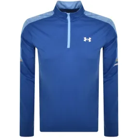 Under Armour Tech Quarter Zip Sweatshirt Blue