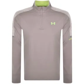 Under Armour Tech Quarter Zip Sweatshirt Grey