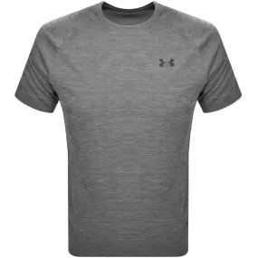 Under Armour Tech Textured T Shirt Grey