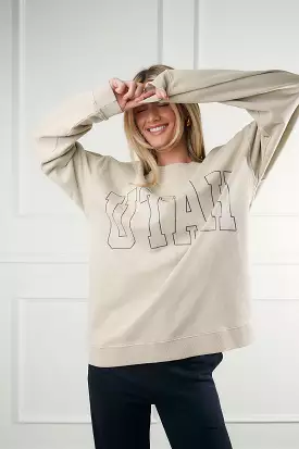 Utah Block Sweatshirt in Taupe