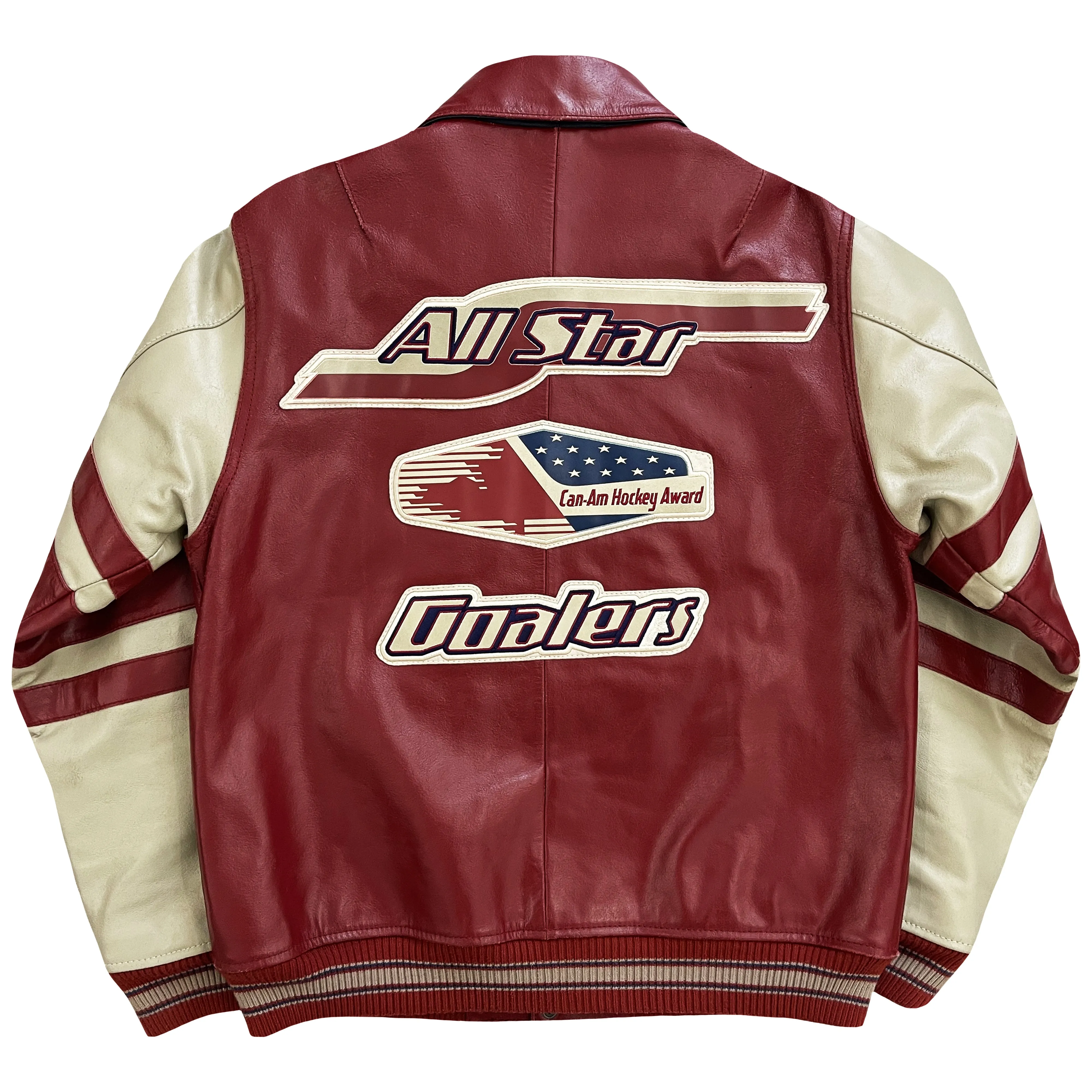 Vintage Avirex Leather Varsity Jacket