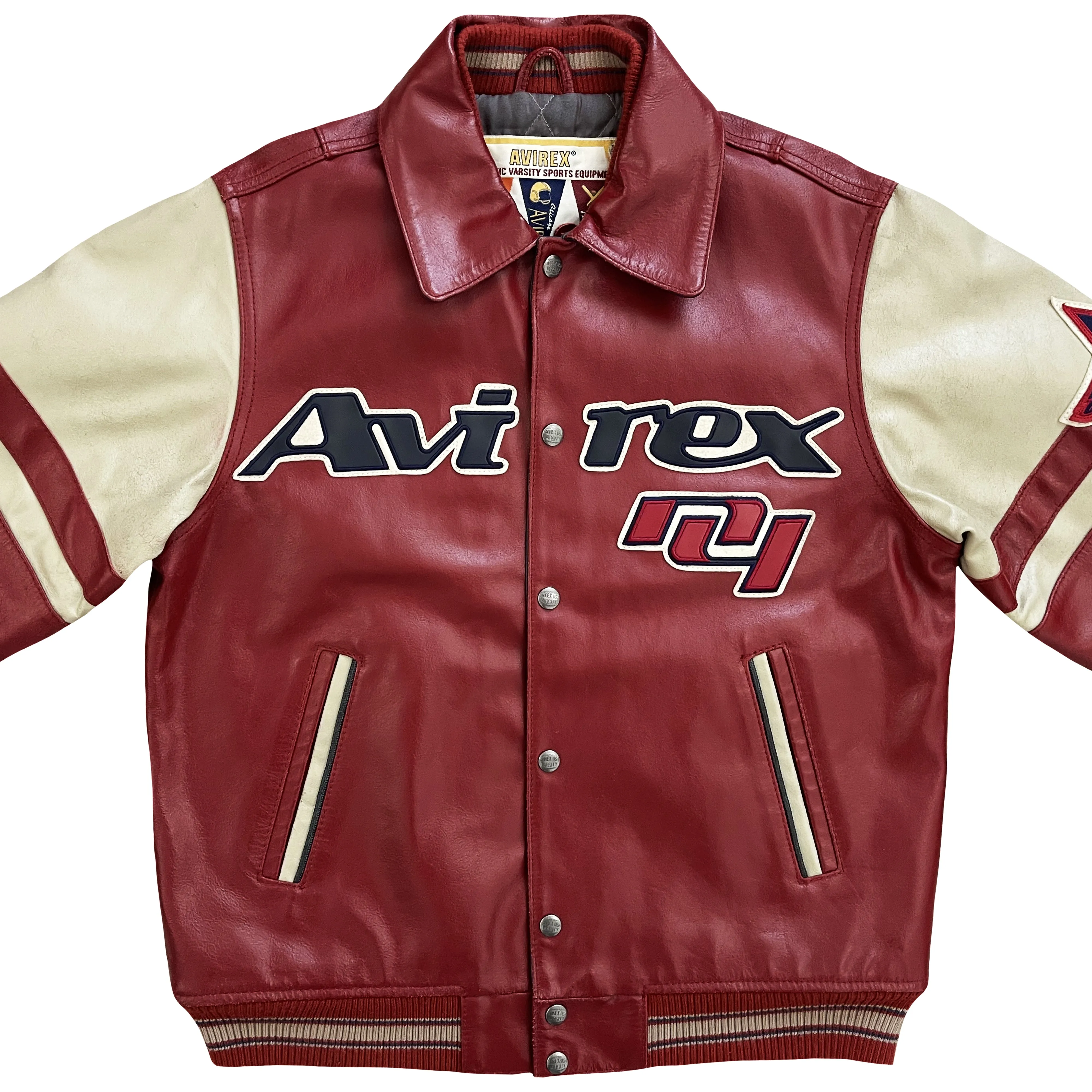 Vintage Avirex Leather Varsity Jacket