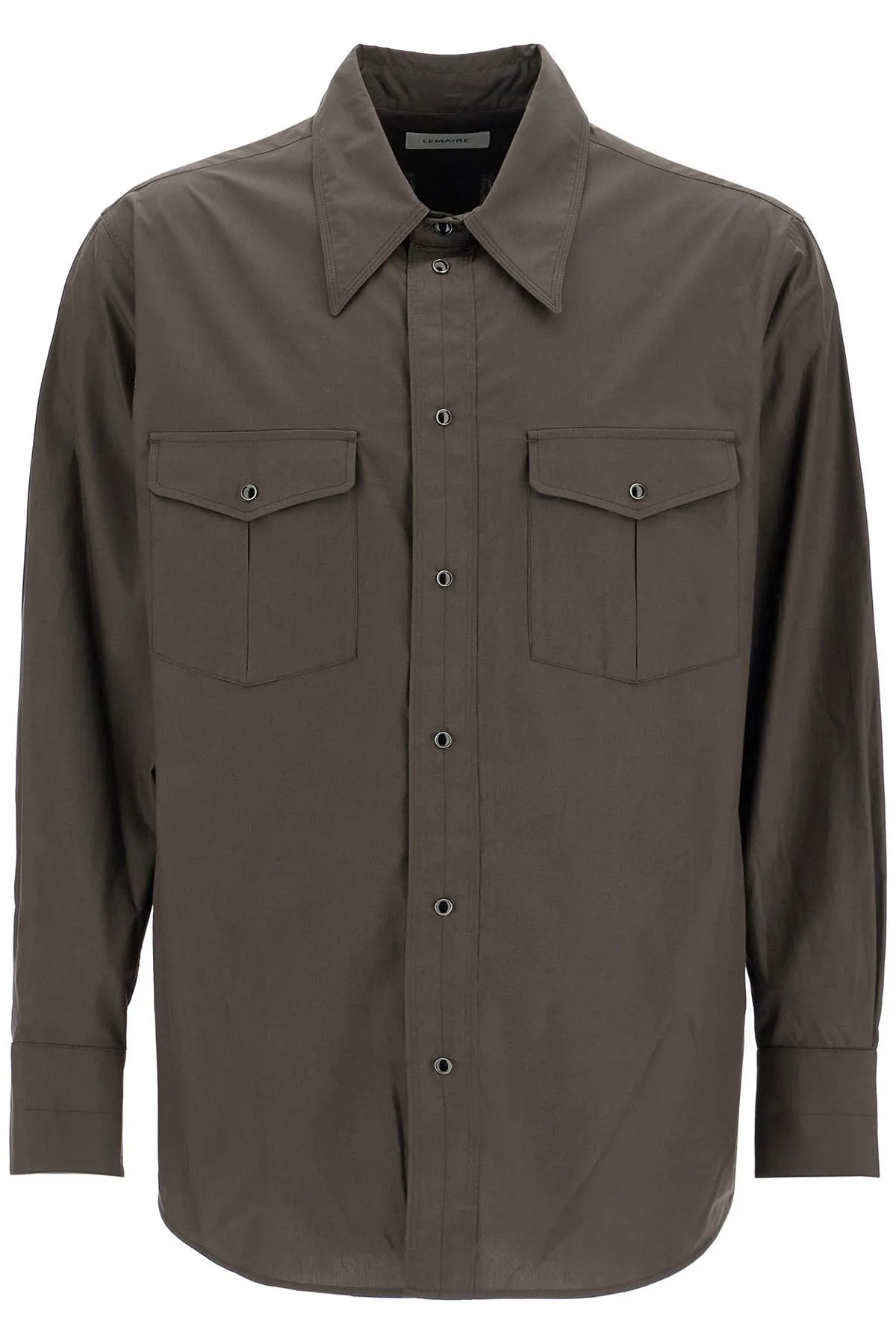 western shirt with snap buttons SH1100 LF588 ESPRESSO