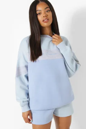 Woman Color Block Oversized Sweater